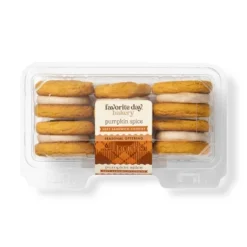 Pumpkin Spice Soft Sandwich Cookies - 7.75oz/6ct - Favorite Day™ -Favorite Day GUEST 05379001 487f 4b9f a44c b2987b78b348