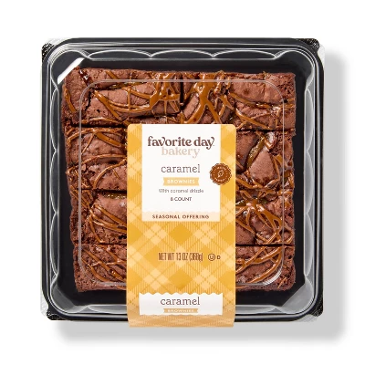 Marbled Sea Salt And Caramel Brownie - 13oz/8ct - Favorite Day™ 3 Marbled Sea Salt And Caramel Brownie - 13oz/8ct - Favorite Day™ - Image 3