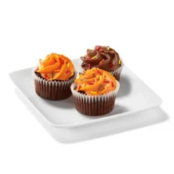 Harvest Chocolate Mini Cupcakes - 10oz/12ct - Favorite Day™