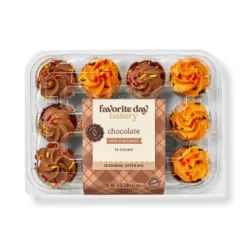 Harvest Chocolate Mini Cupcakes - 10oz/12ct - Favorite Day™ 5 Harvest Chocolate Mini Cupcakes - 10oz/12ct - Favorite Day™ -Favorite Day GUEST 1310f3a7 7e34 4f6f a7ee 19ef234b62b5