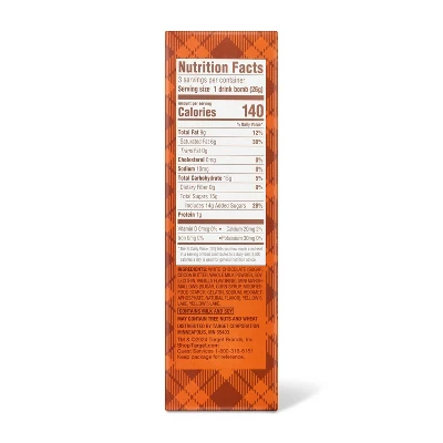 Fall Harvest Pumpkin Shaped White Chocolate Hot Drink Bomb - 2.75oz/3ct - Favorite Day™ 2 Fall Harvest Pumpkin Shaped White Chocolate Hot Drink Bomb - 2.75oz/3ct - Favorite Day™ - Image 2