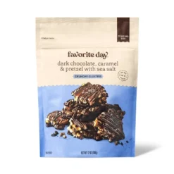 Dark Chocolate, Caramel, Pretzel With Sea Salt Crunchy Clusters Candy Sharing Size - 12oz - Favorite Day™ 5 Dark Chocolate, Caramel, Pretzel With Sea Salt Crunchy Clusters Candy Sharing Size - 12oz - Favorite Day™ -Favorite Day GUEST 26161577 ddfb 4ae5 a2c7 9723c5691b89
