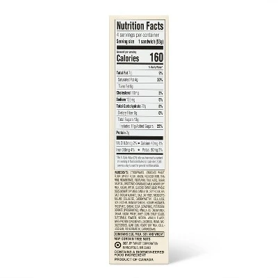 Vanilla Stroopwafel Ice Cream Sandwich With Dulce De Leche Filling - 13.52 Fl Oz/4ct - Favorite Day™ 1 Vanilla Stroopwafel Ice Cream Sandwich With Dulce De Leche Filling - 13.52 Fl Oz/4ct - Favorite Day™