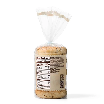 Sliced Everything Bagels - 17.5oz/5ct - Favorite Day™ 1 Sliced Everything Bagels - 17.5oz/5ct - Favorite Day™
