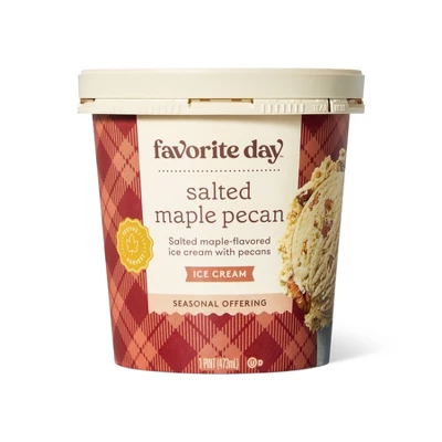 Salted Maple Pecan Ice Cream - 16oz - Favourite Day™ 3 Salted Maple Pecan Ice Cream - 16oz - Favourite Day™ - Image 3