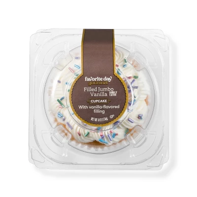 Vanilla Filled Jumbo Cupcake - 6oz - Favorite Day™ 3 Vanilla Filled Jumbo Cupcake - 6oz - Favorite Day™ - Image 3