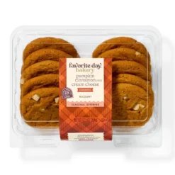 Pumpkin Cinnamon Cream Cheese Cookies - 12.5oz/10ct - Favorite Day™ -Favorite Day GUEST 4e286b97 116a 4dc7 890c 9cc2de695669