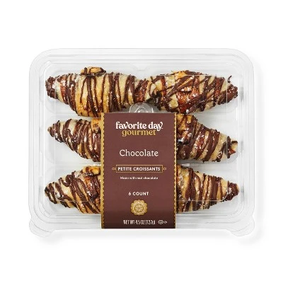Chocolate Petite Croissants - 4.5oz/6ct - Favorite Day™ 3 Chocolate Petite Croissants - 4.5oz/6ct - Favorite Day™ - Image 3