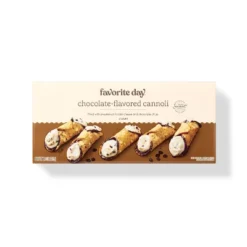 Frozen Chocolate Flavored Cannoli Filled With Sweetened Ricotta Cheese And Chocolate Chips - 5ct/7.6oz - Favorite Day™ -Favorite Day GUEST 5954eeb2 f6e8 4284 b848 5d58d609d00b