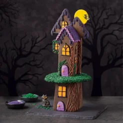 Halloween Ready-to-Decorate Chocolate Cookie Witch's Tower Kit - 29.4oz - Favorite Day™ -Favorite Day GUEST 5f62e0e3 641c 4a49 b1fb faba238947b6