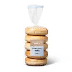 Sliced Plain Bagels - 17.5oz/5ct - Favorite Day™ 5 Sliced Plain Bagels - 17.5oz/5ct - Favorite Day™ -Favorite Day GUEST 6c26c081 f441 43d2 8645 0931f894558b