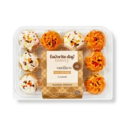 Harvest Vanilla Mini Cupcakes - 10oz/12ct - Favorite Day™ 5 Harvest Vanilla Mini Cupcakes - 10oz/12ct - Favorite Day™ -Favorite Day GUEST 7035edb4 b750 457b b05c 411e10b49422