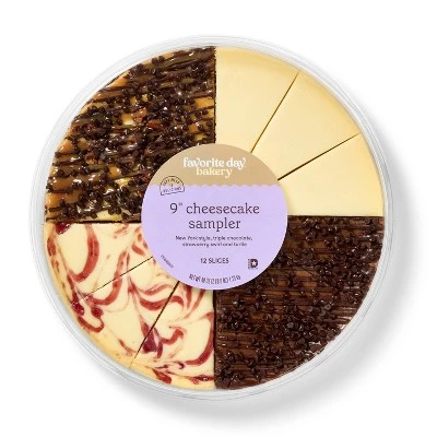 9" Cheesecake Sampler - 40oz/12ct- Favorite Day™ 3 9" Cheesecake Sampler - 40oz/12ct- Favorite Day™ - Image 3