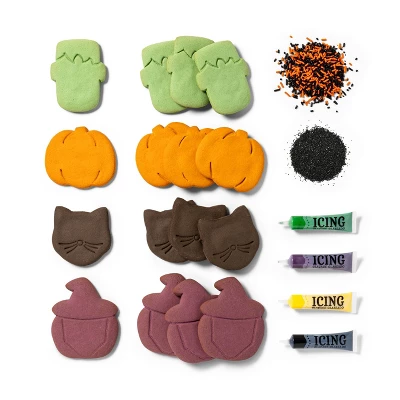 Halloween Favorites Fright Night Cookie Kit - 20.7oz/16ct - Favorite Day™ 1 Halloween Favorites Fright Night Cookie Kit - 20.7oz/16ct - Favorite Day™