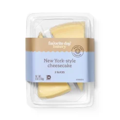 New York Style Cheesecake Slices - 6oz/2ct - Favorite Day™ -Favorite Day GUEST 8278602f 8e0f 4f81 ad5e 1a8616468970