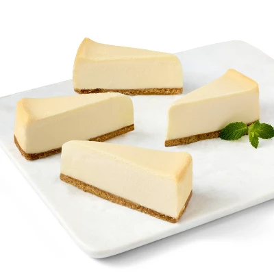 New York Style Cheesecake Slices - 12oz/4ct - Favorite Day™ 3 New York Style Cheesecake Slices - 12oz/4ct - Favorite Day™ - Image 3