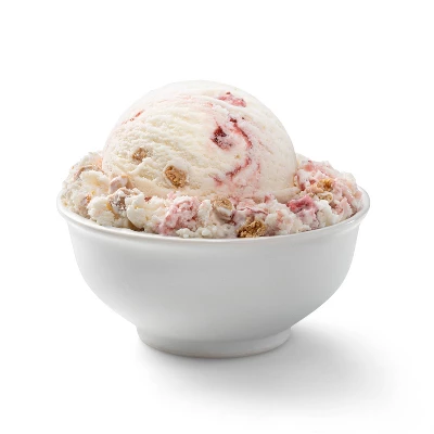 Strawberry Cheesecake Ice Cream - 48oz - Favorite Day™ 1 Strawberry Cheesecake Ice Cream - 48oz - Favorite Day™
