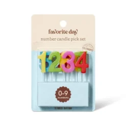 Rainbow Number Candles - 10ct - Favorite Day™ -Favorite Day GUEST 8d18265d cb2e 41c6 a693 4e92b175c581