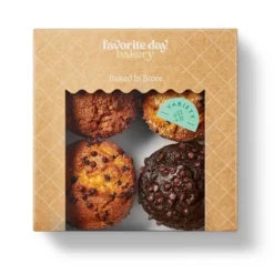 Variety Pack Muffins - 16oz/4ct - Favorite Day™ -Favorite Day GUEST 923c4608 e25b 4019 8cf2 8a4b846e832a