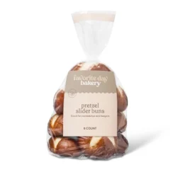 Pretzel Slider Buns - 10oz/8ct - Favorite Day™ -Favorite Day GUEST 9443c0aa 710a 4f4c 8208 af4faaa351cb
