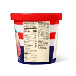 Vanilla And Berry Red White And Blue Frozen Ice Cream - Favorite Day™