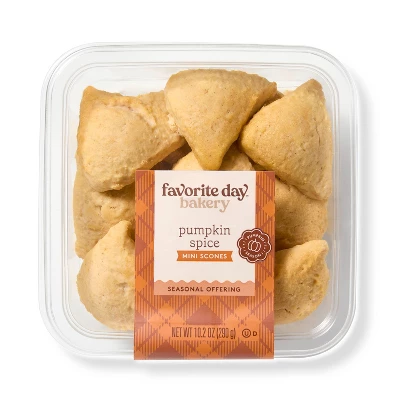 Pumpkin Spice Mini Scones - 10.25oz/12ct - Favorite Day™ 3 Pumpkin Spice Mini Scones - 10.25oz/12ct - Favorite Day™ - Image 3