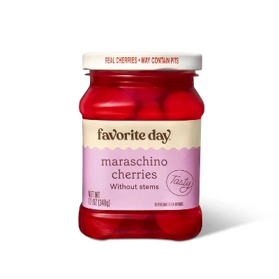 Maraschino Cherries Without Stems - 12oz - Favorite Day™ 3 Maraschino Cherries Without Stems - 12oz - Favorite Day™ - Image 3
