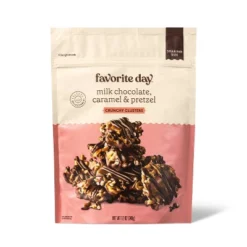 Milk Chocolate, Caramel, Pretzel Crunchy Clusters Sharing Size - 12oz - Favorite Day™ -Favorite Day GUEST b9441e61 1c6f 4ab1 a7f2 cf594af24eff