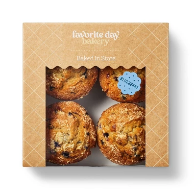 Blueberry Muffins - 20oz/4ct - Favorite Day™ 3 Blueberry Muffins - 20oz/4ct - Favorite Day™ - Image 3