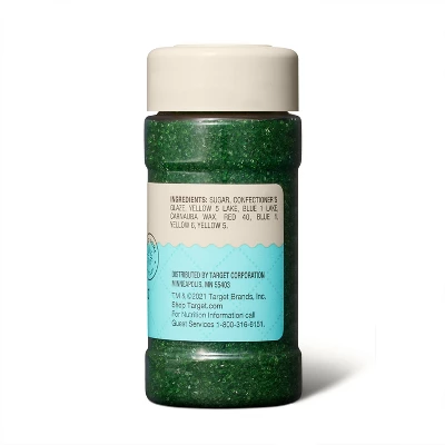 Green Sanding Sugar - 3.7oz - Favorite Day™ 2 Green Sanding Sugar - 3.7oz - Favorite Day™ - Image 2