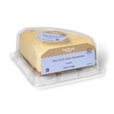 New York Style Cheesecake Slices - 12oz/4ct - Favorite Day™ 2 New York Style Cheesecake Slices - 12oz/4ct - Favorite Day™ - Image 2