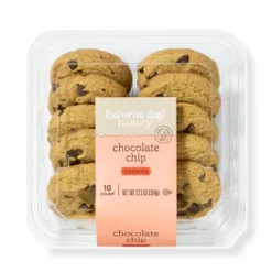 Chocolate Chip Cookies - 12.5oz/10ct - Favorite Day™ -Favorite Day GUEST c997c7cf ffe0 4c61 970c f6914c458f06