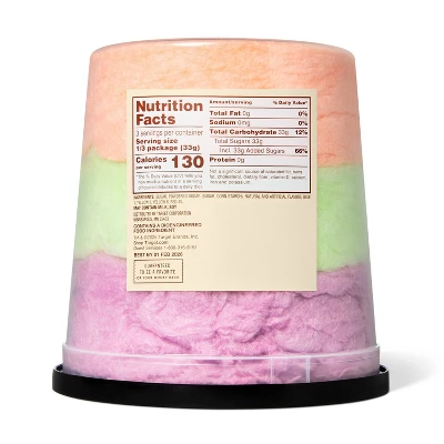 Halloween Orange, Green Apple And Grape Cotton Candy Layer Cake - 3.5oz - Favorite Day™ 1 Halloween Orange, Green Apple And Grape Cotton Candy Layer Cake - 3.5oz - Favorite Day™