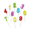 Rainbow Number Candles - 10ct - Favorite Day™