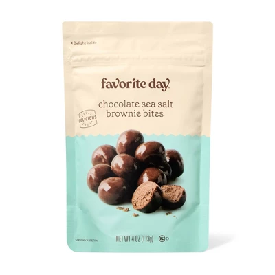 Chocolate Sea Salt Brownie Bites - 4oz - Favorite Day™ 3 Chocolate Sea Salt Brownie Bites - 4oz - Favorite Day™ - Image 3