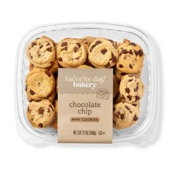 Mini Chocolate Chip Cookies - 12oz - Favorite Day™ -Favorite Day GUEST da563f41 4363 4dff 9c2a 4cd1ad6f0e93