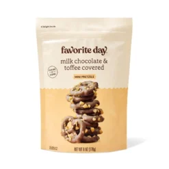 Milk Chocolate And Toffee Covered Mini Pretzels - 6oz - Favorite Day™ 5 Milk Chocolate And Toffee Covered Mini Pretzels - 6oz - Favorite Day™ -Favorite Day GUEST df9caa5b 1d36 41b4 988f fbcdc7411d90