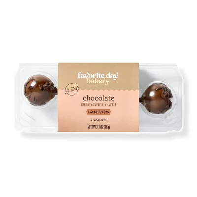 Chocolate Cake Pops - 2.7oz/2ct - Favorite Day™ 3 Chocolate Cake Pops - 2.7oz/2ct - Favorite Day™ - Image 3