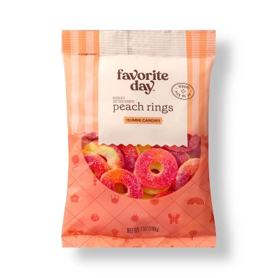 Peach Rings Candy - 7oz - Favorite Day™ 3 Peach Rings Candy - 7oz - Favorite Day™ - Image 3