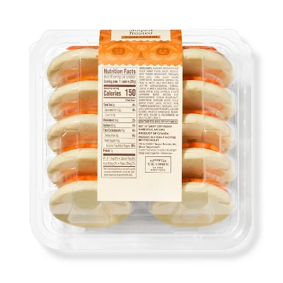 Pumpkin Frosted Cookies - 13.5oz/10ct - Halloween - Favorite Day™ 1 Pumpkin Frosted Cookies - 13.5oz/10ct - Halloween - Favorite Day™