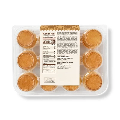 Harvest Vanilla Mini Cupcakes - 10oz/12ct - Favorite Day™ 2 Harvest Vanilla Mini Cupcakes - 10oz/12ct - Favorite Day™ - Image 2