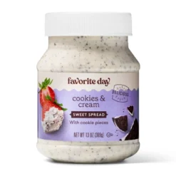 Cookies And Cream Sweet Spread With Cookie Pieces - 13oz - Favorite Day™ -Favorite Day GUEST eb858b47 3865 4041 be71 4cd8123321ce