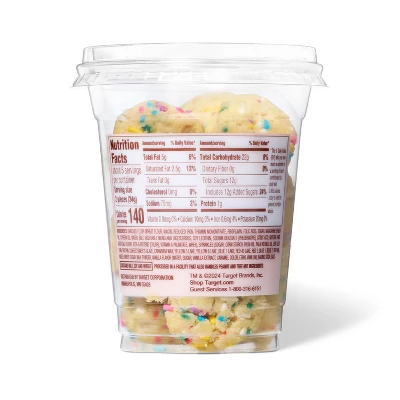 Sugar Cookie Edible Cookie Dough With Rainbow Sprinkles - 6oz - Favorite Day™ 1 Sugar Cookie Edible Cookie Dough With Rainbow Sprinkles - 6oz - Favorite Day™