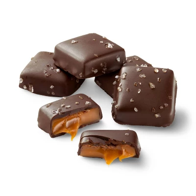Dark Chocolate Sea Salt Caramel Candy - 11oz - Favorite Day™ 2 Dark Chocolate Sea Salt Caramel Candy - 11oz - Favorite Day™ - Image 2