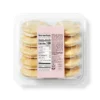White Frosted Sprinkles Sugar Cookies - 13.5oz/10ct - Favorite Day™